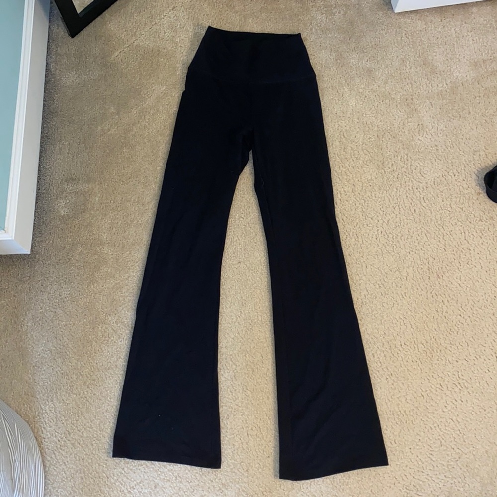 Aerie black flare leggings